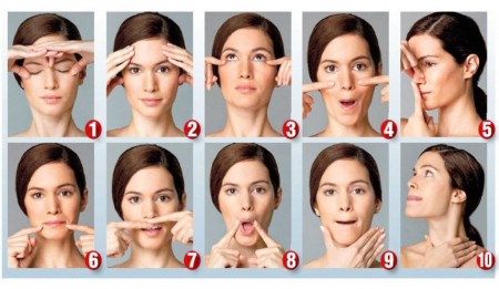 gymnastique visage